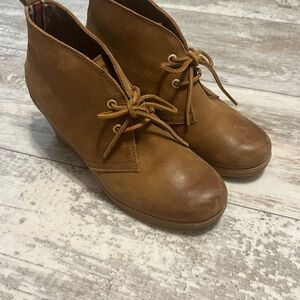 Brown Lace Up Boots